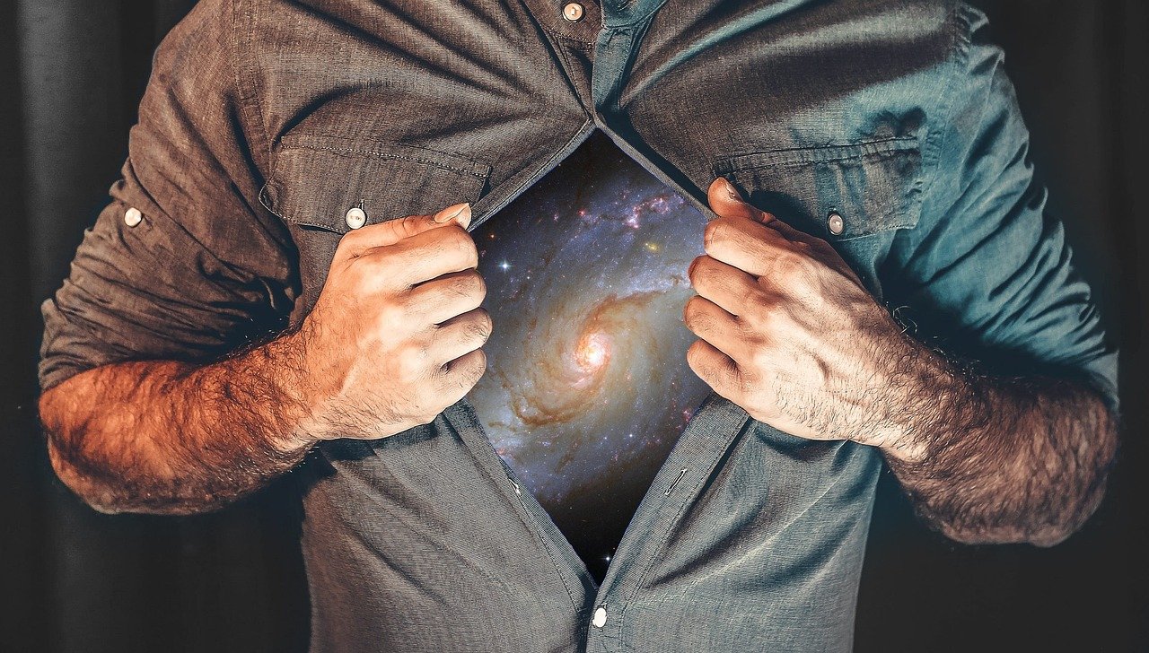 galaxy, stars, infinity, The infinite self