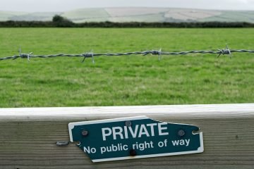 private, sign, prohibit, Boundaries