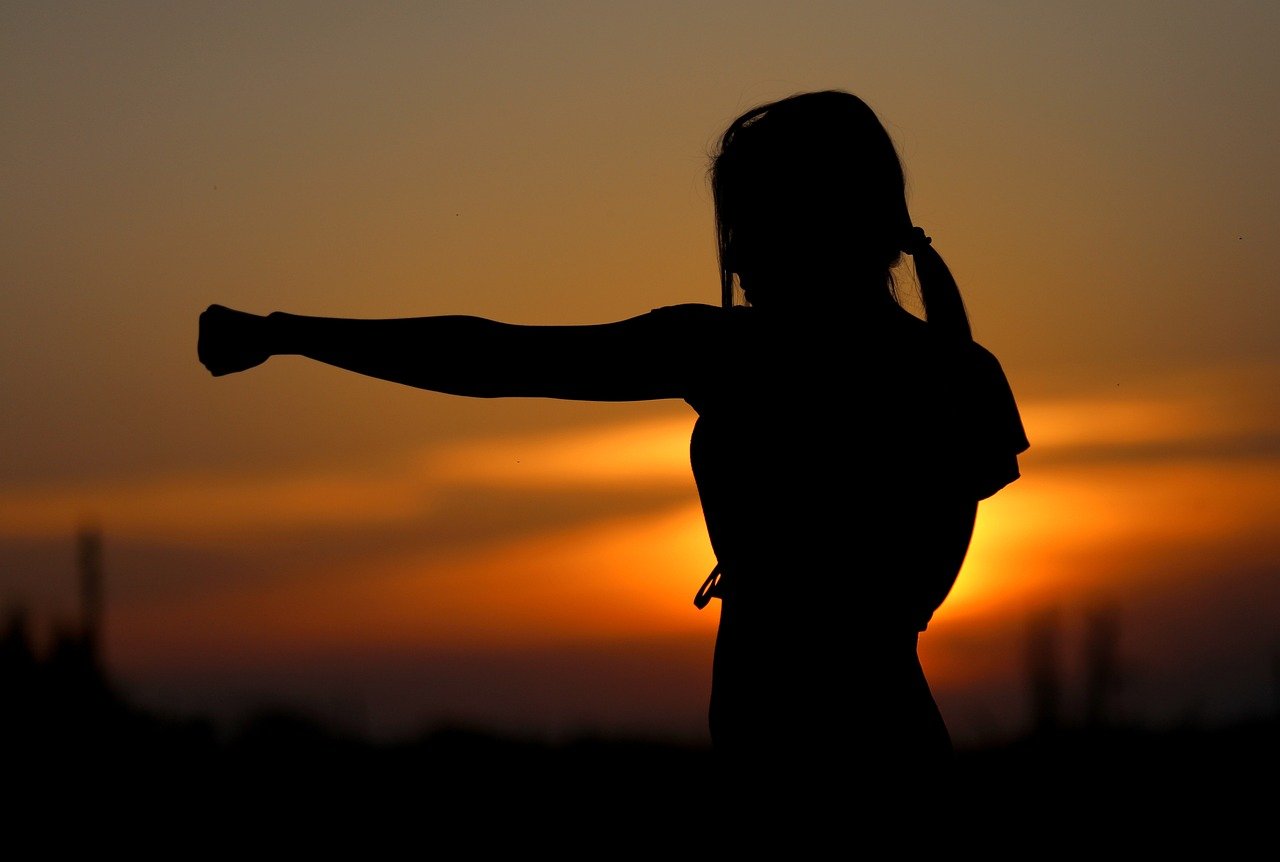 karate, sunset, fight, Self-concept