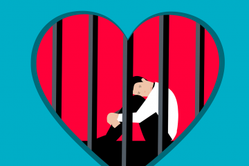 jail, heart, sadness, Avoidant attachment style