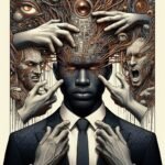 An image of a man surrounded by challenges to illustrate an article introducing mental disorders on self-transcendence.org