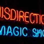 Misdirections Magic Shop Sign