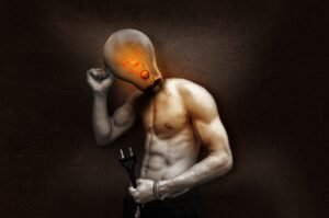 light bulb, man, surrealism, current, light, glow, lamp, filament, energy, glow wire, electric light, human, body, fit, muscular, brawny, thinking, think, idea, pose, portrait, energy, thinking, thinking, thinking, thinking, thinking, think, think, idea
