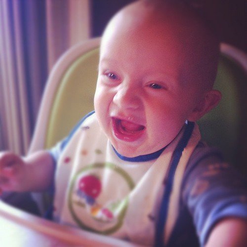 New baby development: crazy hobo smile