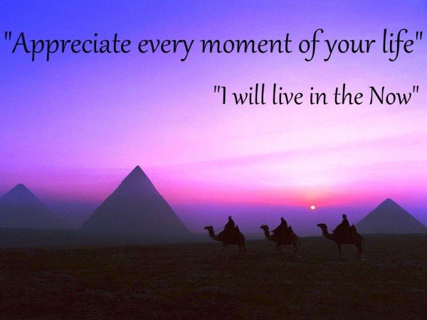 I will live in the Now