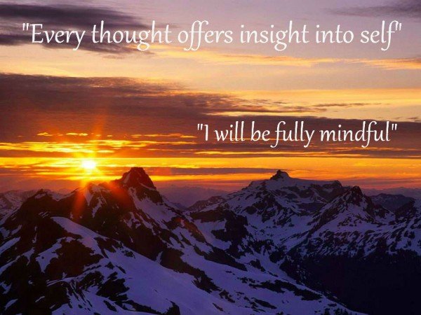 I will be fully mindful