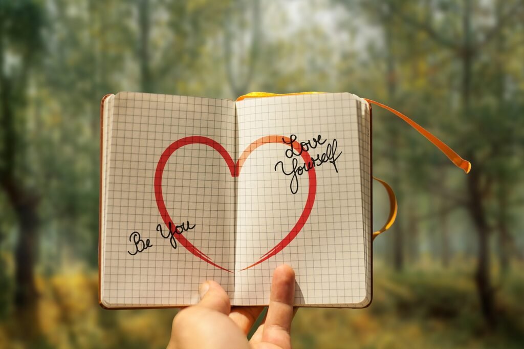 self love, heart, diary, hand, keep, forest, self-confidence, self, love, self confidence, self safety, nature, sense of self, psychology, trust, personality, itself, sovereignty, self-esteem, tumblr wallpaper