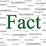 assumption as fact