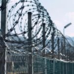 fence, barbed wire, boundary, border, prison, restricted area, area, fence, barbed wire, barbed wire, barbed wire, barbed wire, barbed wire, boundary, boundary, boundary, prison, prison, prison, prison, prison, restricted area